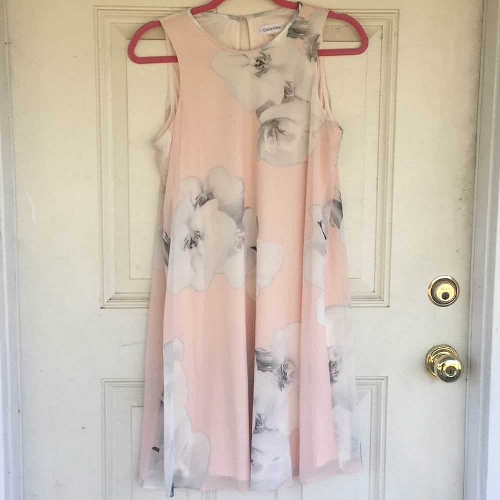 Calvin Klein Floral Swing Dress